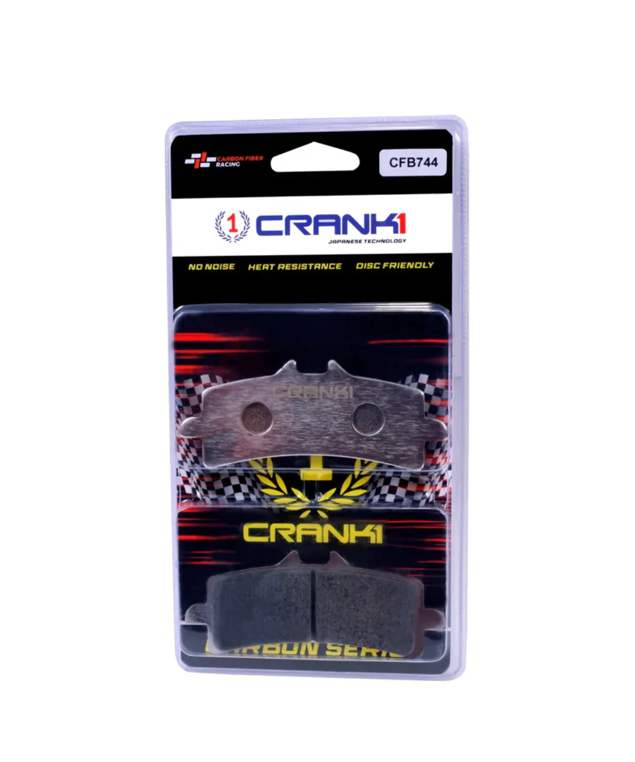 Crank1 Carbon Brake Pads for Kawasaki Ninja ZX-10R (2016-2020) - Image 2