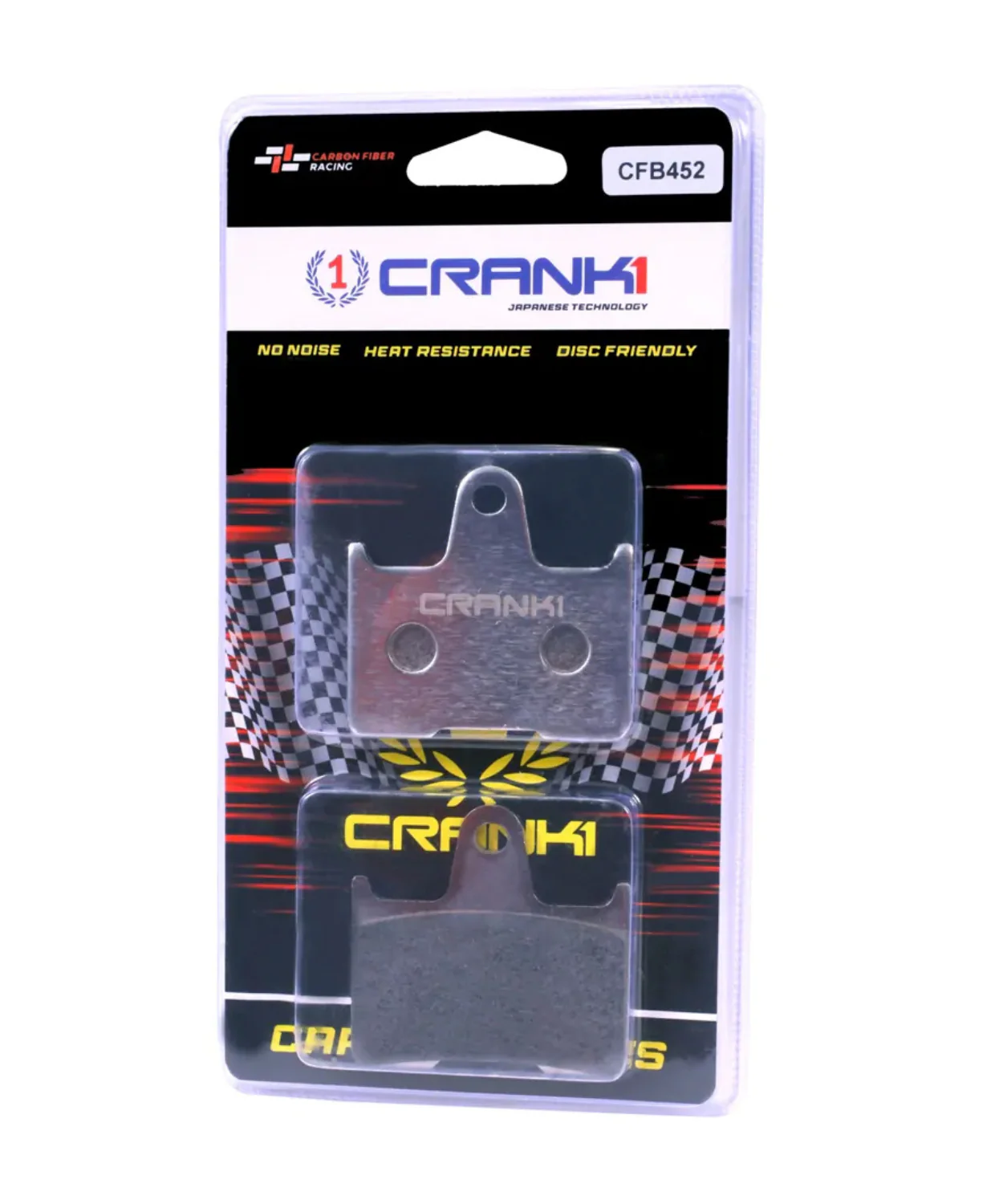 Crank1 Carbon Brake Pads for Kawasaki Ninja ZX-14R - Image 2