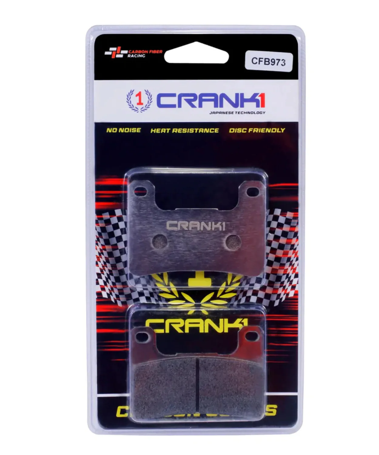 Crank1 Carbon Brake Pads for Kawasaki Z1000