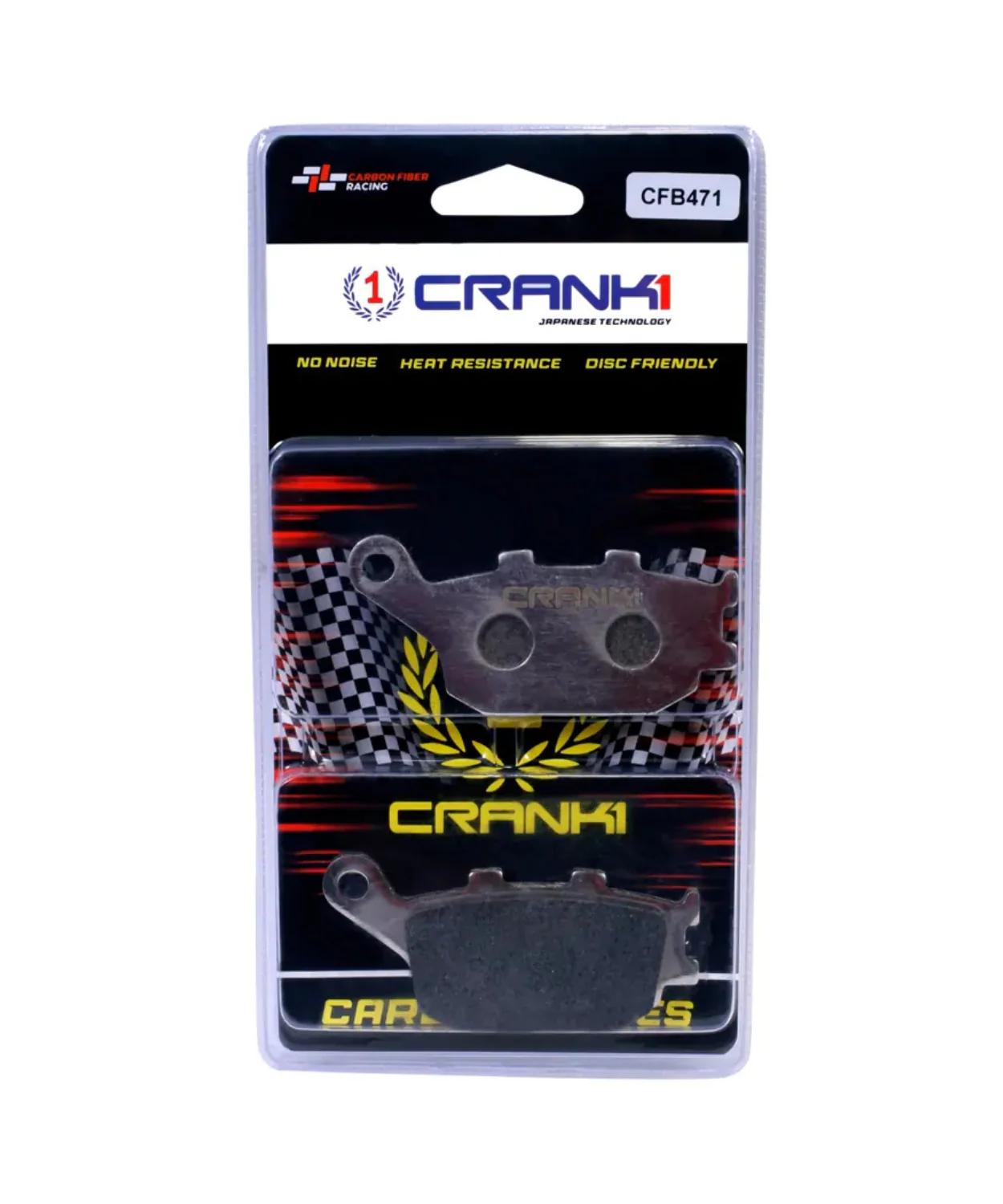 Crank1 Carbon Brake Pads for Kawasaki Versys 1000 - Image 4