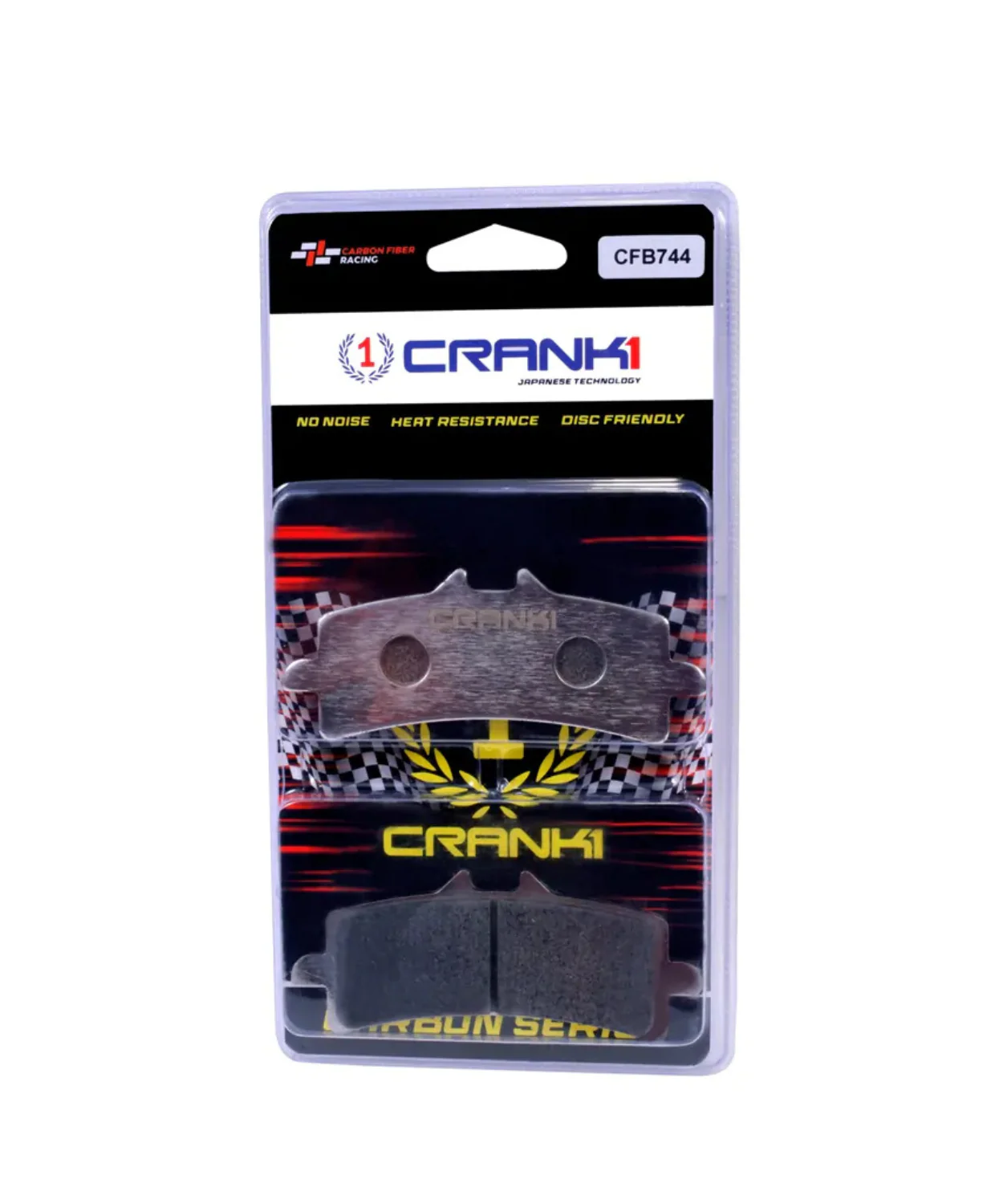 Crank1 Carbon Brake Pads for Suzuki GSX-S 1000 (2018-2020)