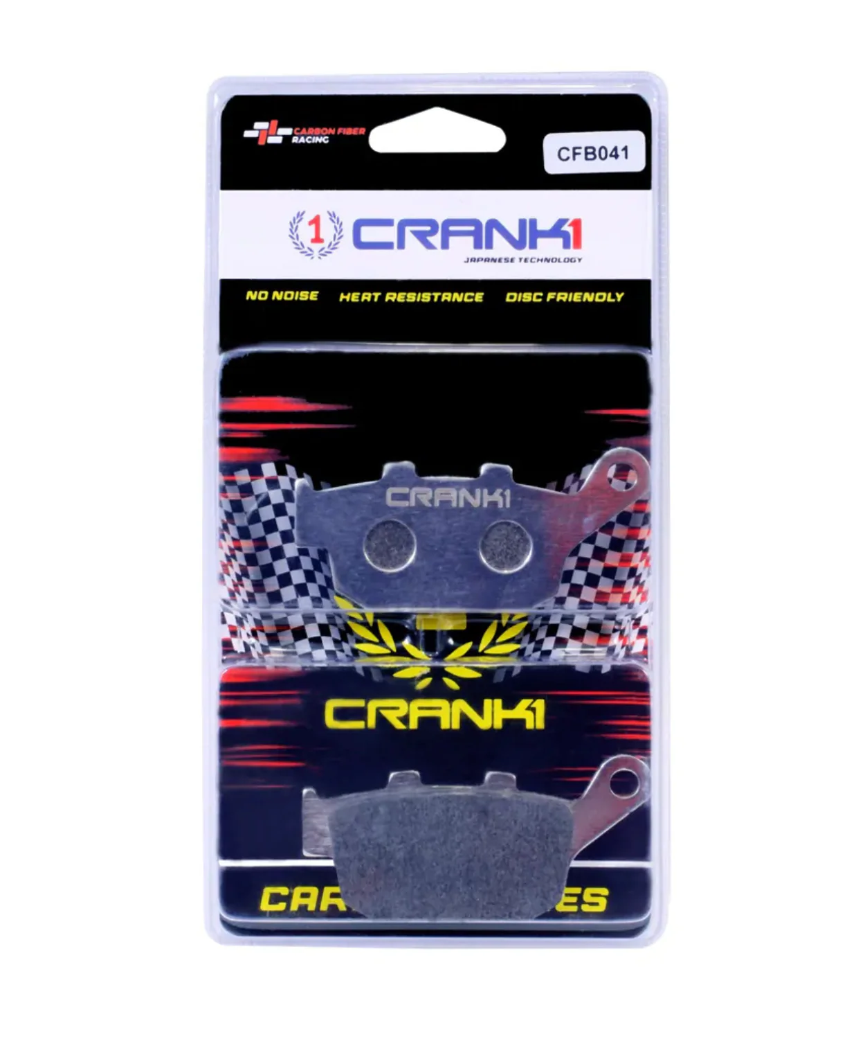 Crank1 Carbon Brake Pads for Triumph Bobber (2017 Onwards) - Image 4