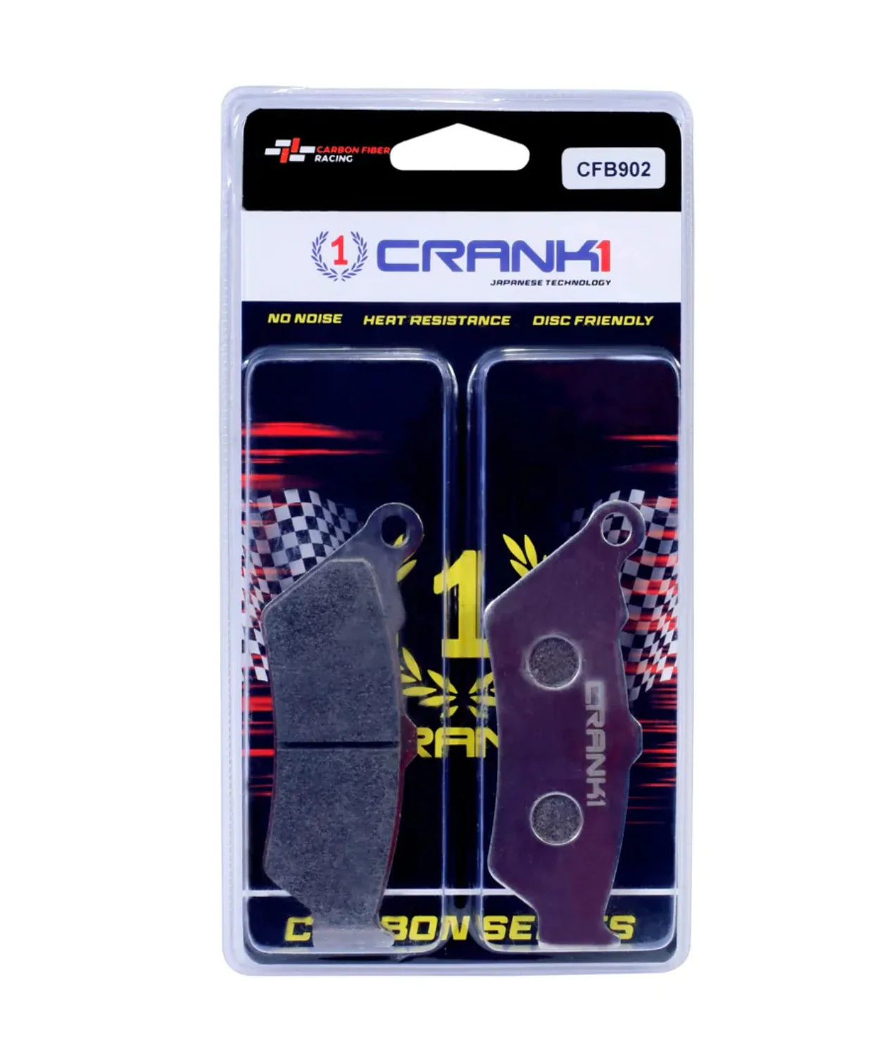 Crank1 Carbon Brake Pads for Triumph Rocket 3 - Image 4