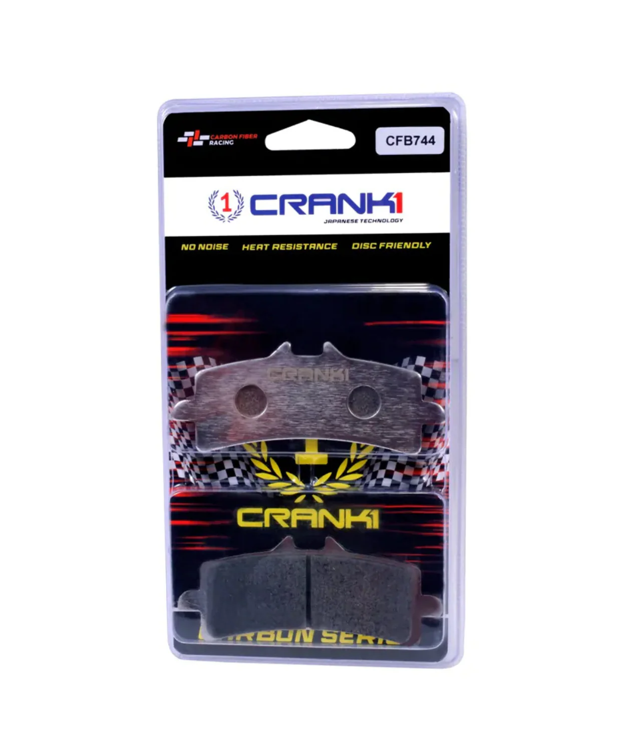 Crank1 Carbon Brake Pads for Triumph Speed Triple 1200 RS (2021 Onwards) - Image 3