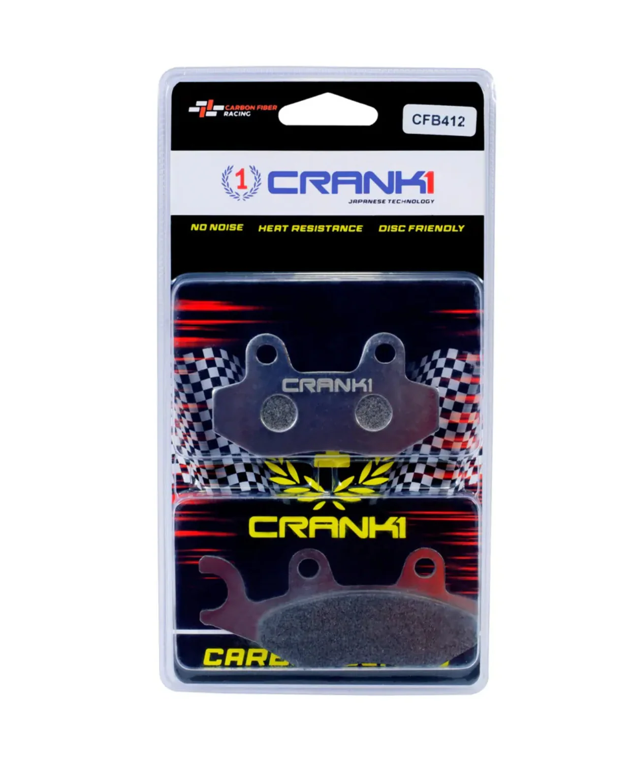 Crank1 Carbon Brake Pads for Triumph Street Twin (2016-2017) - Image 4