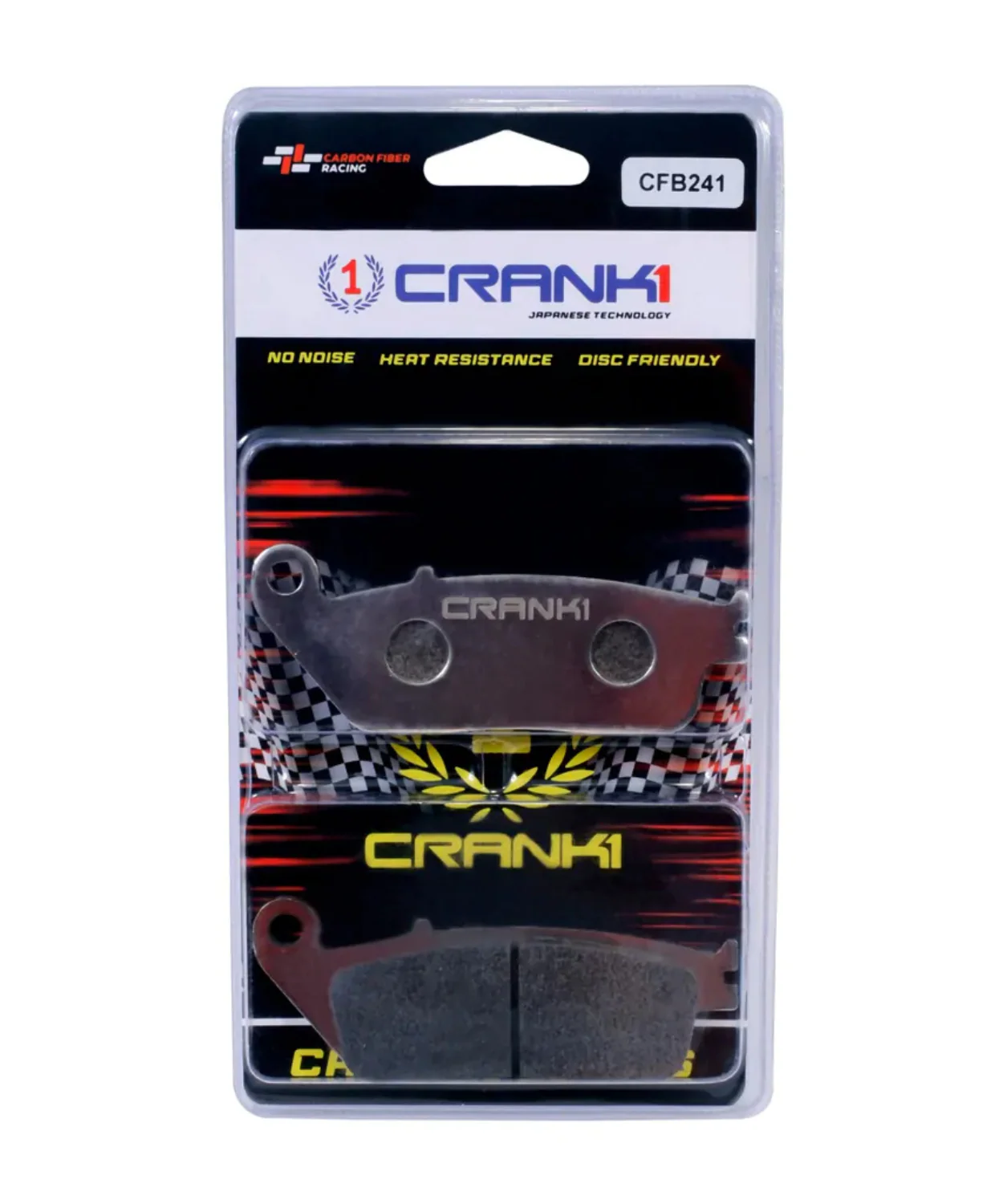 Crank1 Carbon Brake Pads for Triumph Thruxton 865 (2014-2016) - Image 3