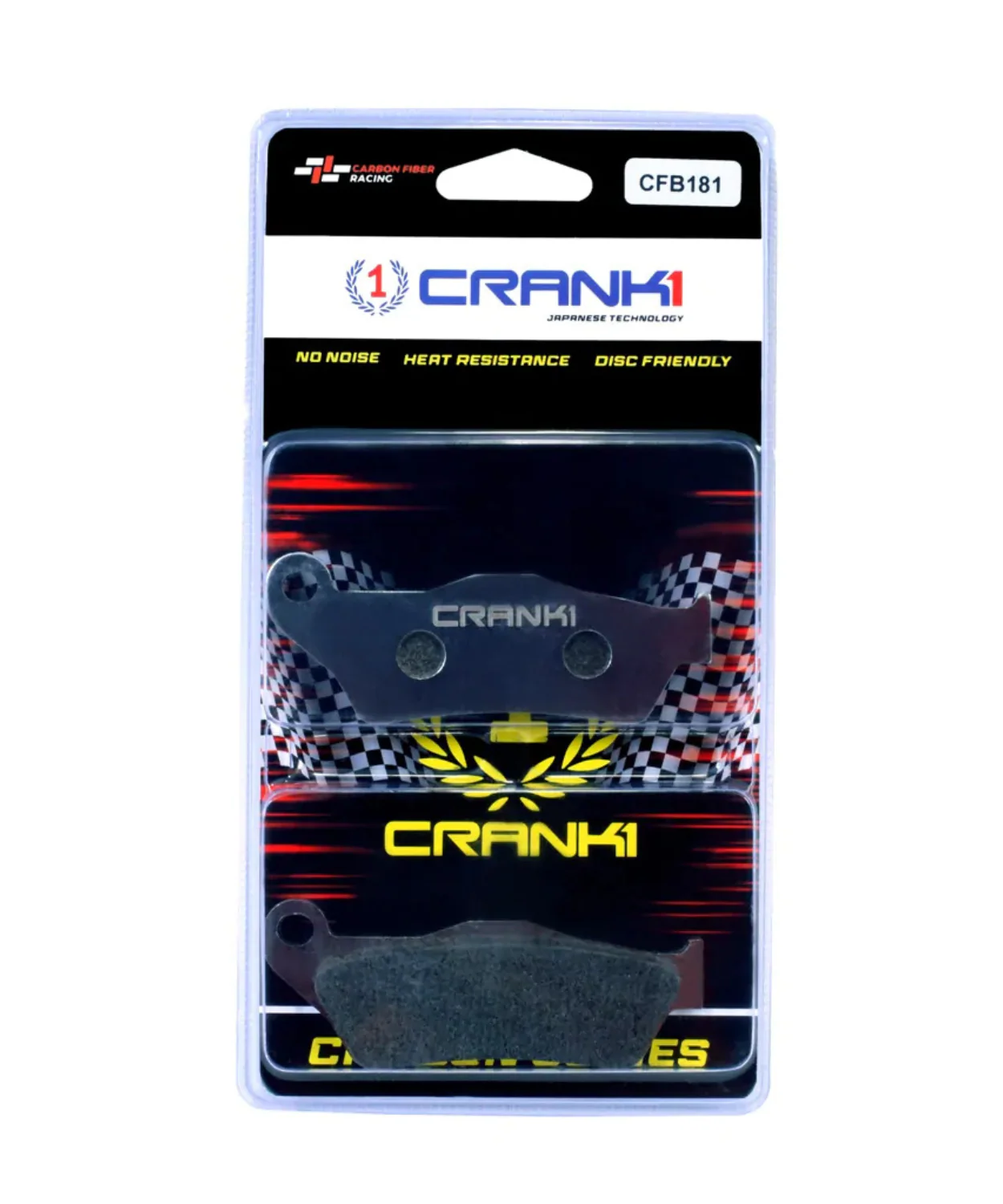 Crank1 Carbon Brake Pads for Triumph Tiger 800cc (2018-2020) - Image 2