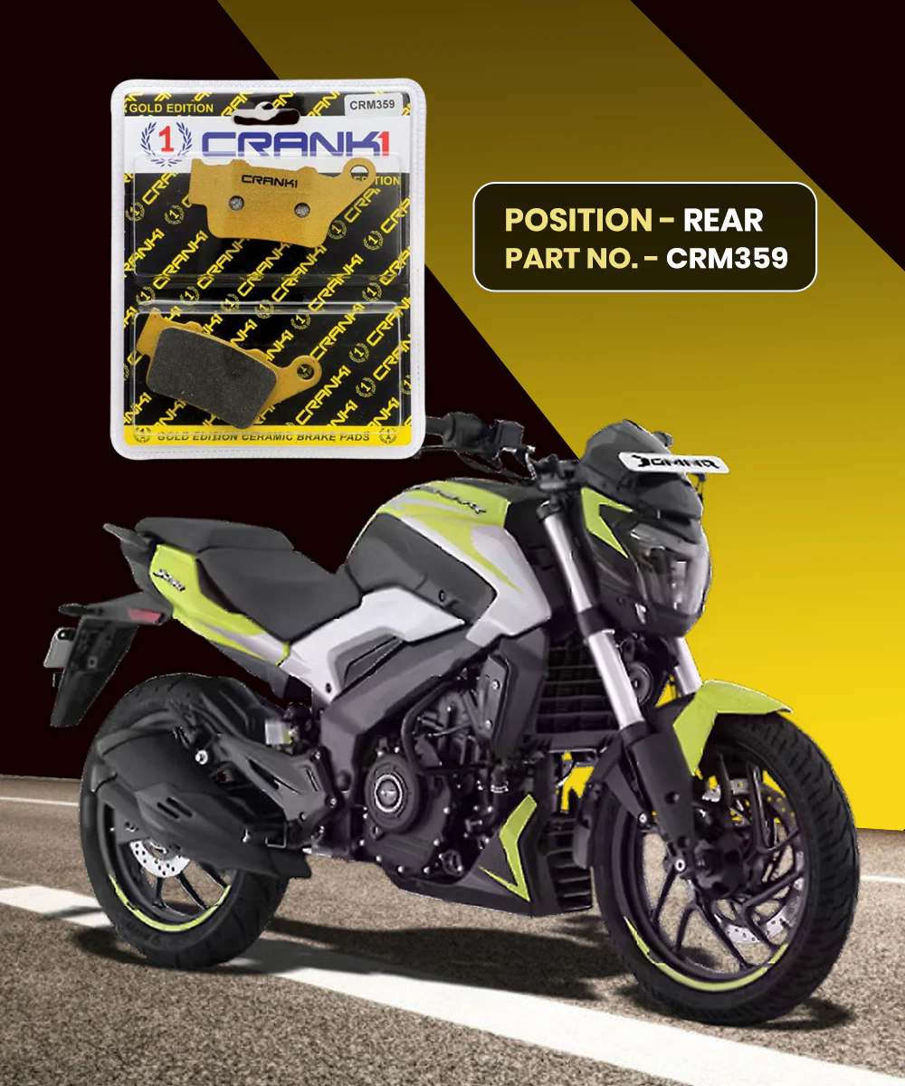 Crank1 Ceramic Brake Pads for Bajaj Dominar 250 - Image 2