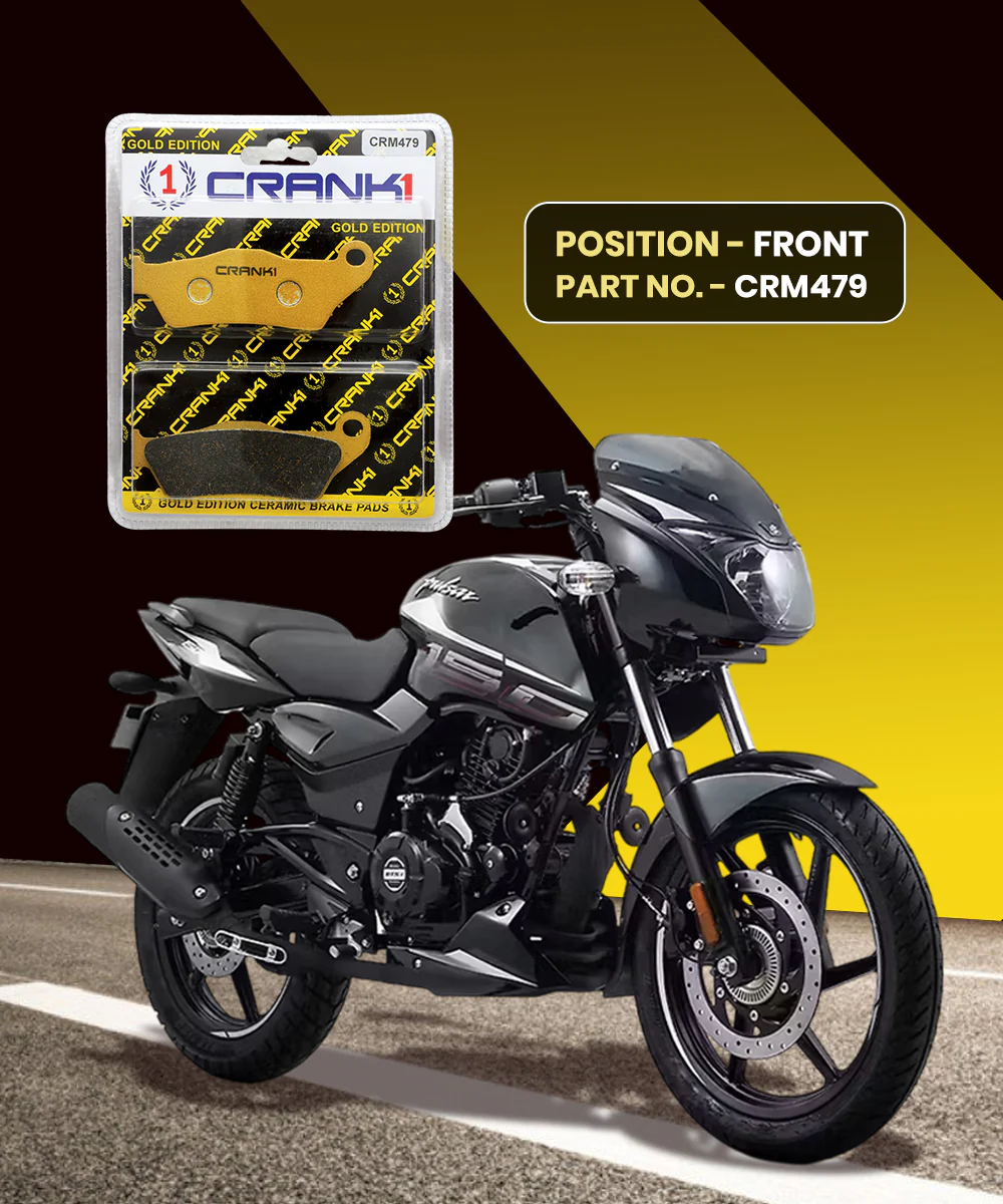 Crank1 Ceramic Brake Pads for Bajaj Pulsar 150 (2022-2023)