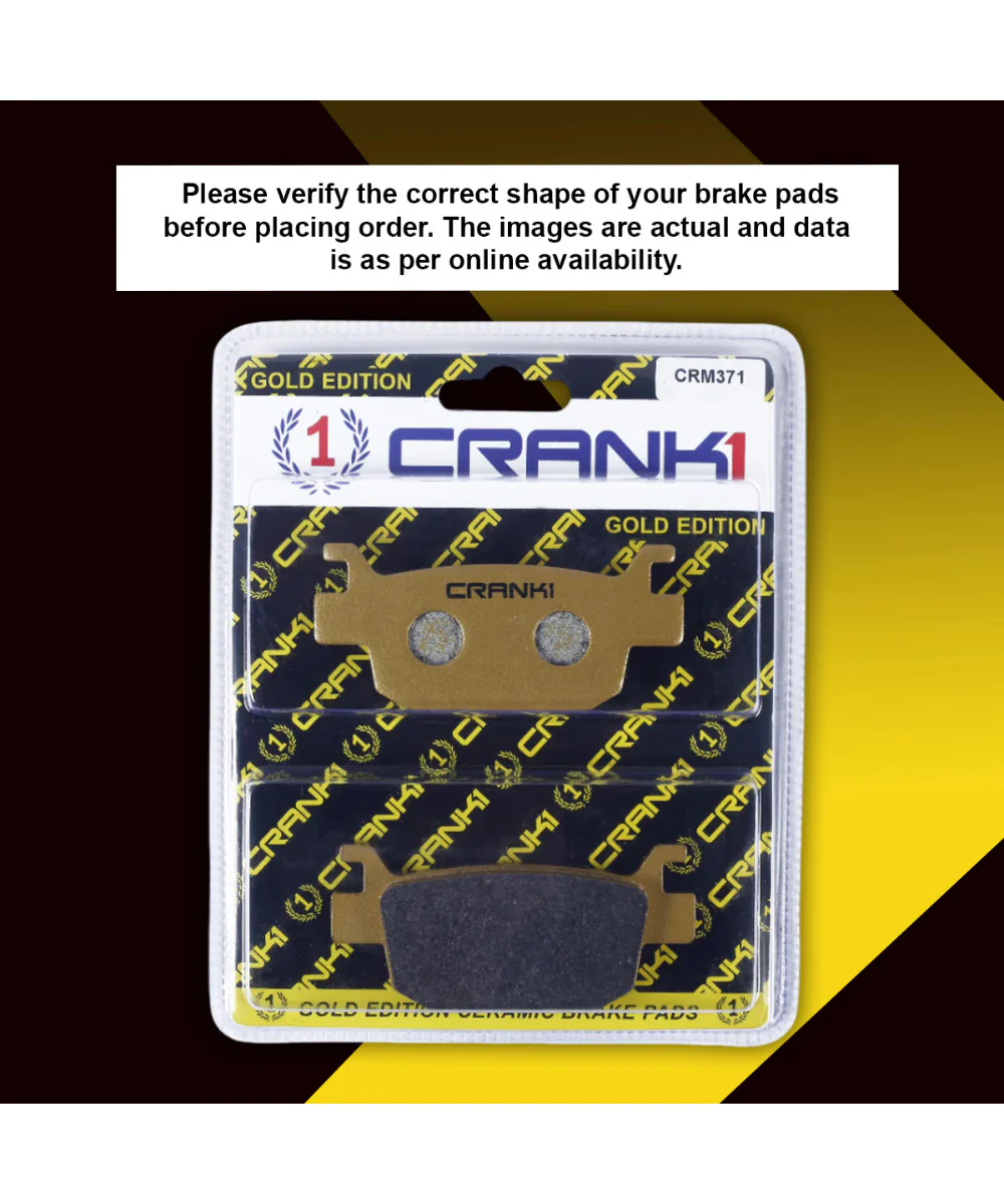 Crank1 Ceramic Brake Pads for Benelli Imperiale 400 - Image 4