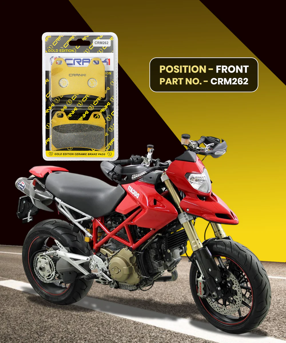 Crank1 Ceramic Brake Pads for Ducati Hypermotorad 1100