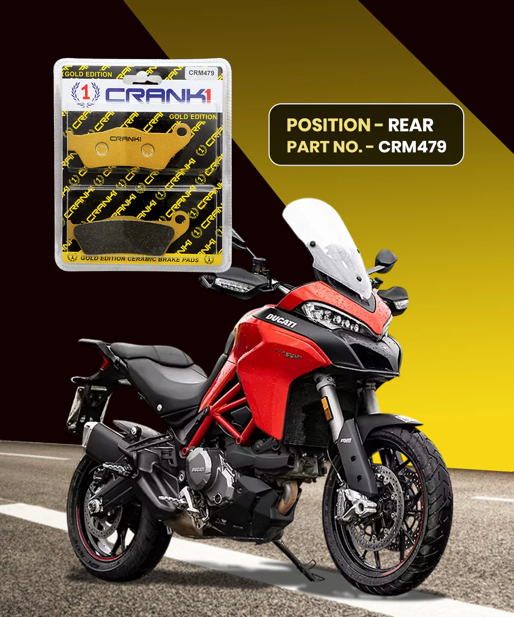 Crank1 Ceramic Brake Pads for Ducati Multistada 950 - Image 2