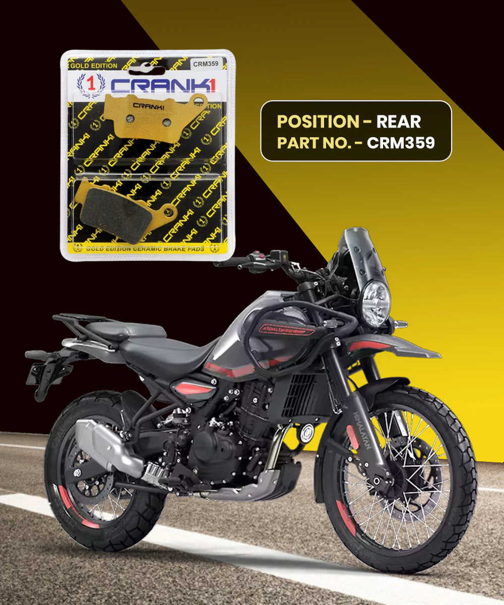 Crank1 Ceramic Brake Pads for RE Himalayan 450 - Image 2