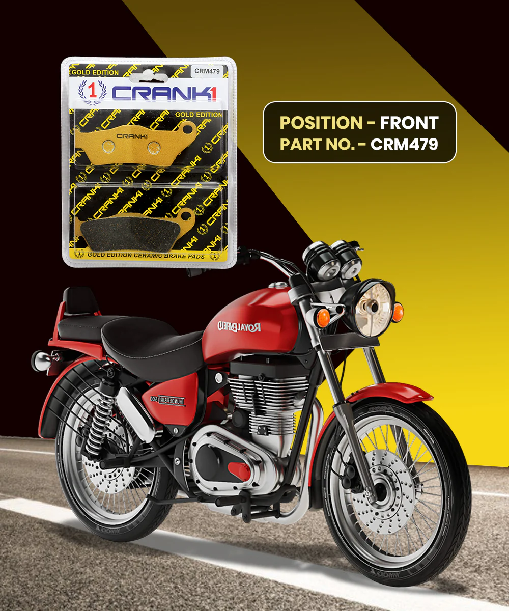 Crank1 Ceramic Brake Pads for RE Thunderbird 350/500