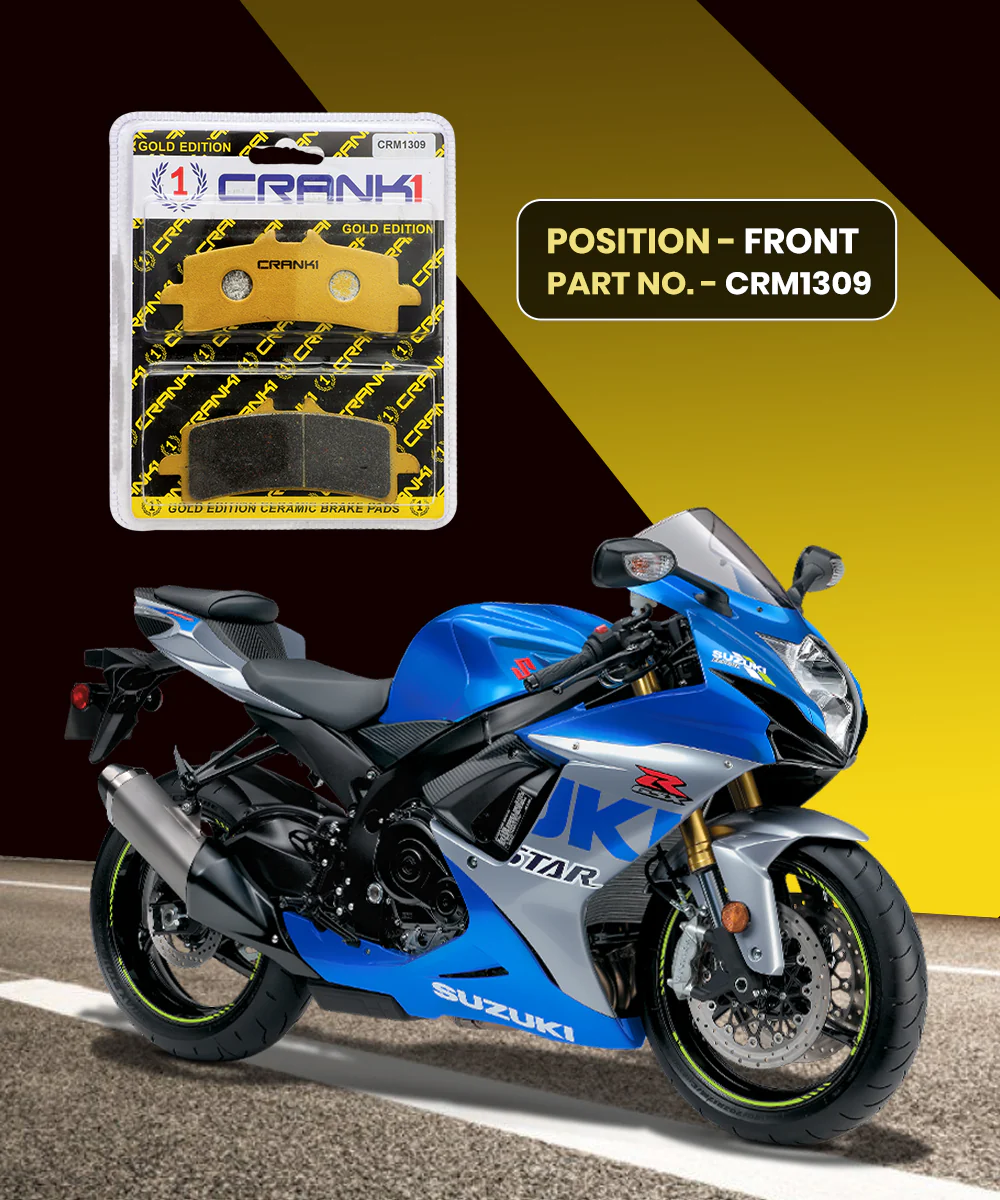 Crank1 Ceramic Brake Pads for Suzuki Gixer R 750