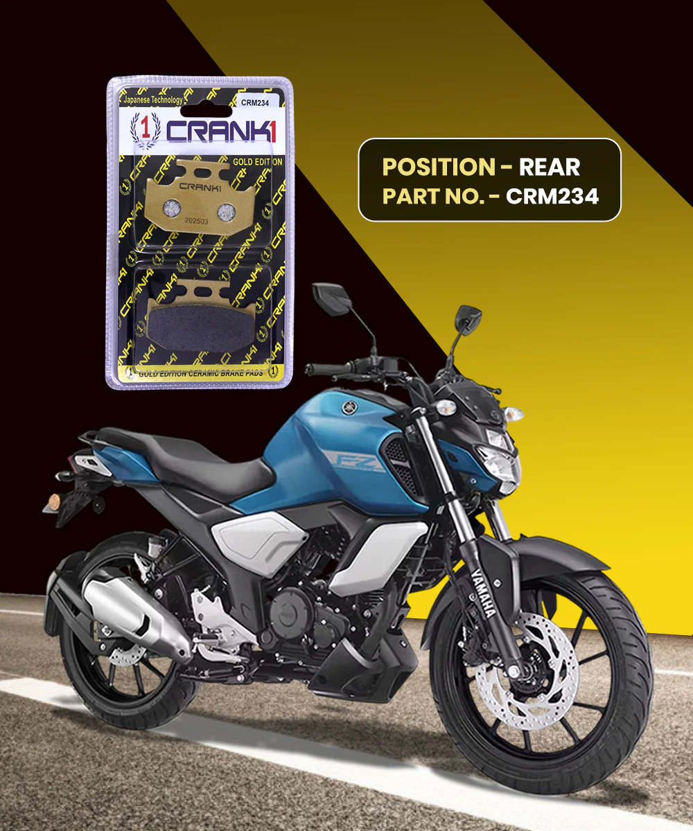 Crank1 Ceramic Brake Pads for Yamaha FZ16 - Image 2