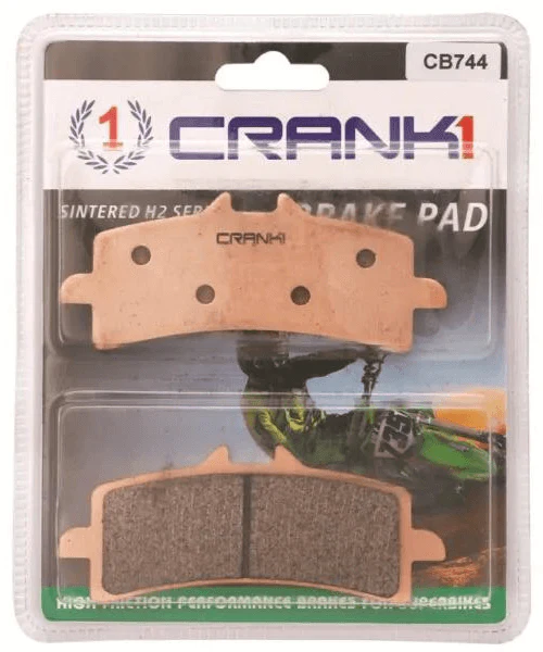 Crank1 Fully Sintered H2 Series Brake Pads - CB744