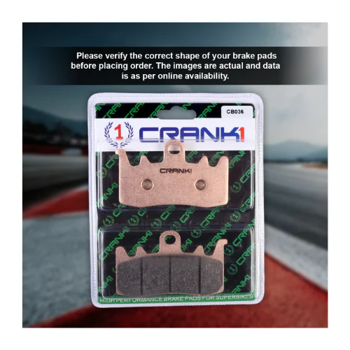 Crank1 Fully Sintered H2 Series Brake Pads for Aprilia Caponord 1200 (2013-2016)