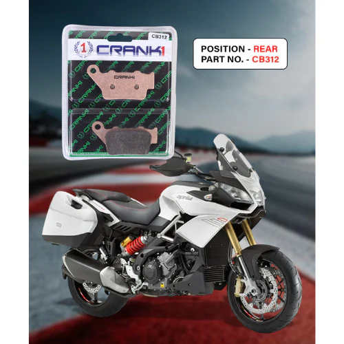 Crank1 Fully Sintered H2 Series Brake Pads for Aprilia Caponord 1200 (2013-2016) - Image 4