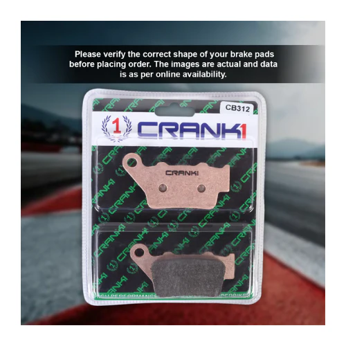 Crank1 Fully Sintered H2 Series Brake Pads for Aprilia Dorsoduro 1200 (2011 Onwards) - Image 2