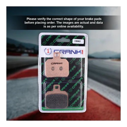 Crank1 Fully Sintered H2 Series Brake Pads for Aprilia RSV4 (2015-2020) - Image 4