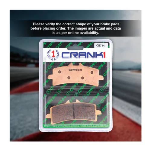 Crank1 Fully Sintered H2 Series Brake Pads for Aprilia Tuono V4 1100 Factory (2017-2020) - Image 2