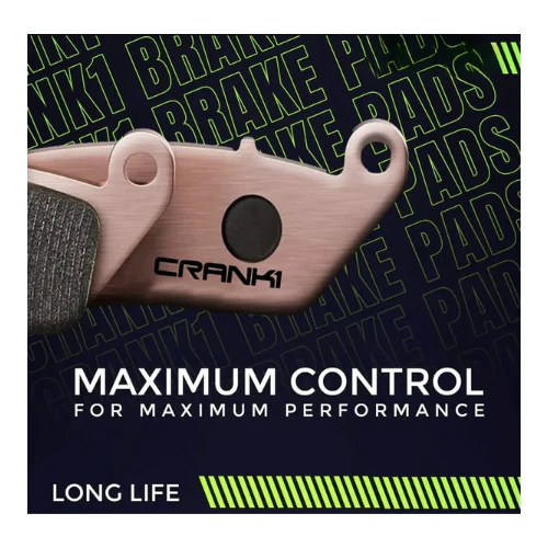 Crank1 Fully Sintered H2 Series Brake Pads for Benelli TNT 899 (2017-2019) - Image 3