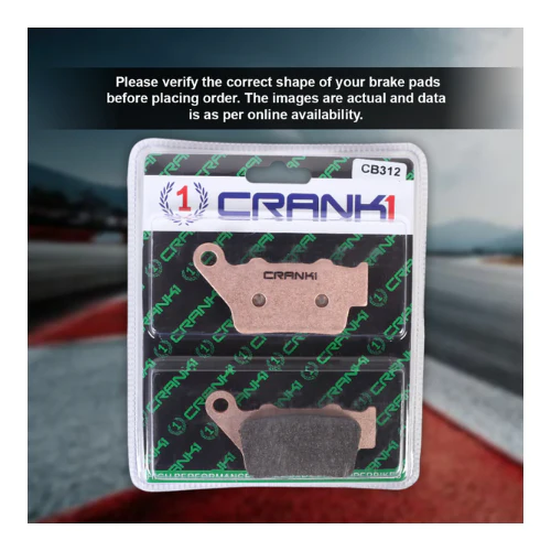 Crank1 Fully Sintered H2 Series Brake Pads for BMW G 310 R (2016-2020) - Image 4