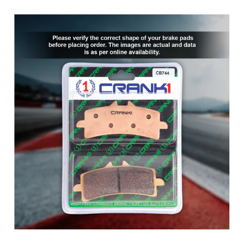 Crank1 Fully Sintered H2 Series Brake Pads for BMW S 1000 R HP4 (2013-2014) - Image 3