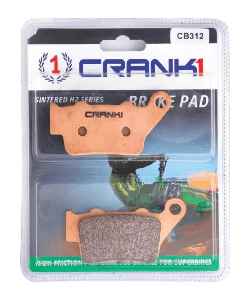 Crank1 Fully Sintered H2 Series Brake Pads for BMW S1000 RR - Image 2