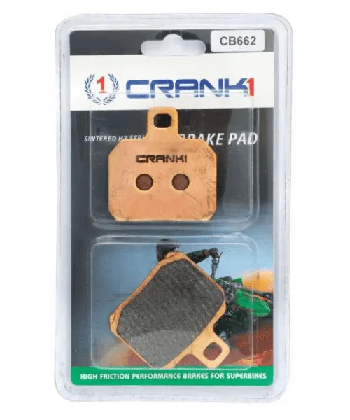 Crank1 Fully Sintered H2 Series Brake Pads for Ducati Hypermotard 821 - Image 2