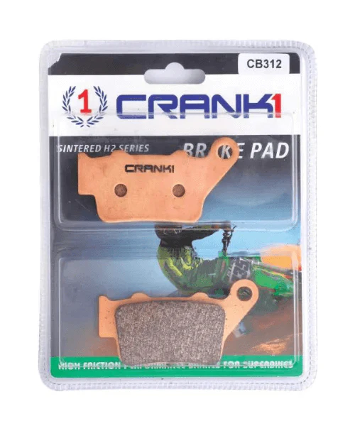 Crank1 Fully Sintered H2 Series Brake Pads for Ducati Scrambler 1100 - Image 2