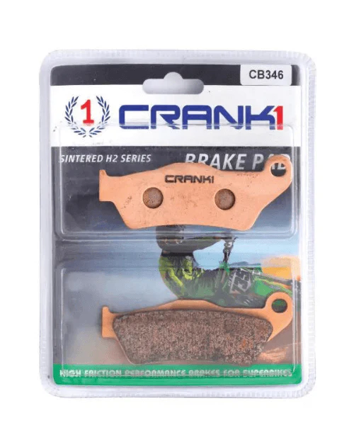 Crank1 Fully Sintered H2 Series Brake Pads for Harley Davidson Street 750 - Image 2