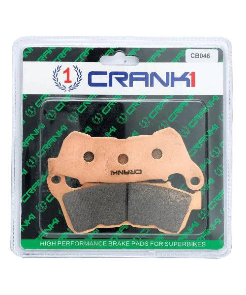 Crank1 Fully Sintered H2 Series Brake Pads for Harley Davidson Super Low - Image 3