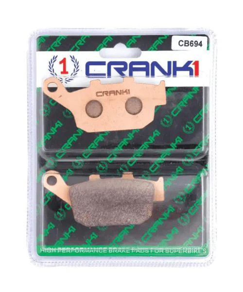 Crank1 Fully Sintered H2 Series Brake Pads for Honda CB 650 R - Image 2