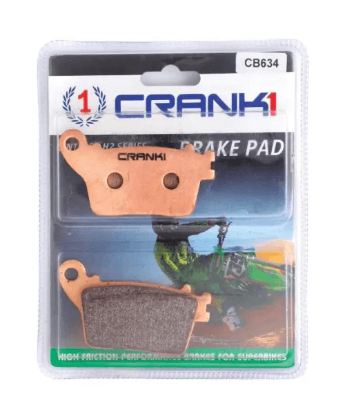 Crank1 Fully Sintered H2 Series Brake Pads for Honda CBR 1000 RR Fireblade - Image 2