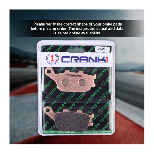 Crank1 Fully Sintered H2 Series Brake Pads for Suzuki Bandit (2007-2015)