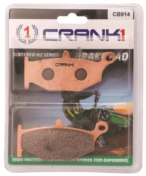 Crank1 Fully Sintered H2 Series Brake Pads for Suzuki GSX-R1000 - Image 2