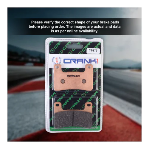 Crank1 Fully Sintered H2 Series Brake Pads for Suzuki V-Strom 1000 (2014-2016) - Image 3
