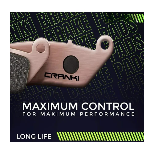 Crank1 Fully Sintered H2 Series Brake Pads for Triumph Bonneville Bobber (2017 Onward) - Image 7