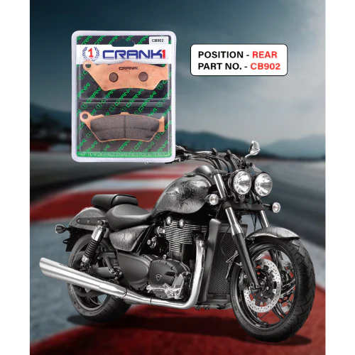 Crank1 Fully Sintered H2 Series Brake Pads for Triumph Scrambler 1200 XE (2019 Onwards)