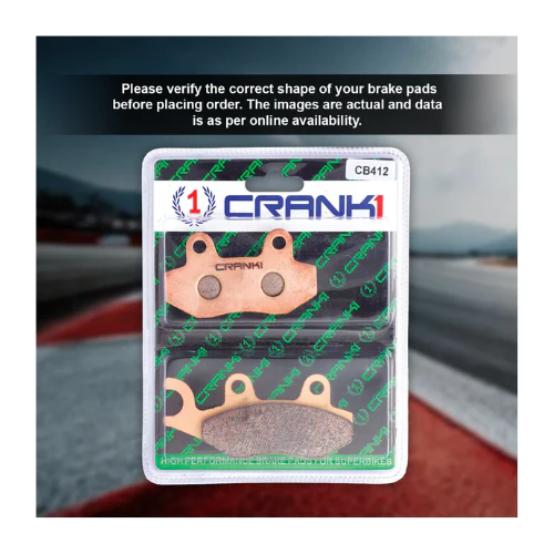 Crank1 Fully Sintered H2 Series Brake Pads for Triumph Speed Twin 1200 (2019-2020) - Image 4