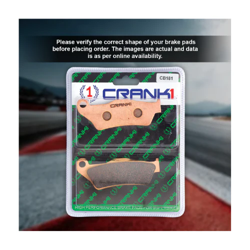Crank1 Fully Sintered H2 Series Brake Pads for Triumph Street Scrambler 900 (2017-2020) - Image 3