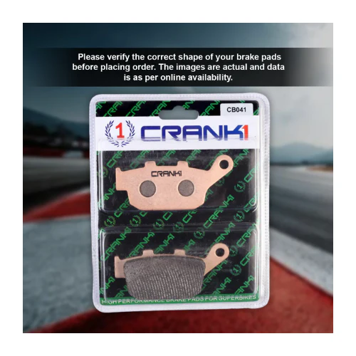Crank1 Fully Sintered H2 Series Brake Pads for Triumph Tiger 800 XC & XCX (2011-2017) - Image 3