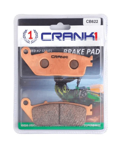 Crank1 Fully Sintered H2 Series Brake Pads for Triumph Trident 660