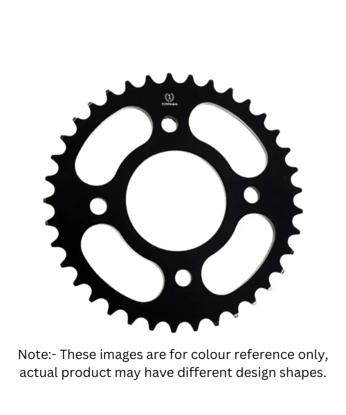 Crank1 Performance Motorcycle Sprocket Kawasaki Z650 (2017 Onwards) Pitch 520 - Black - CPF565.15T - Image 2