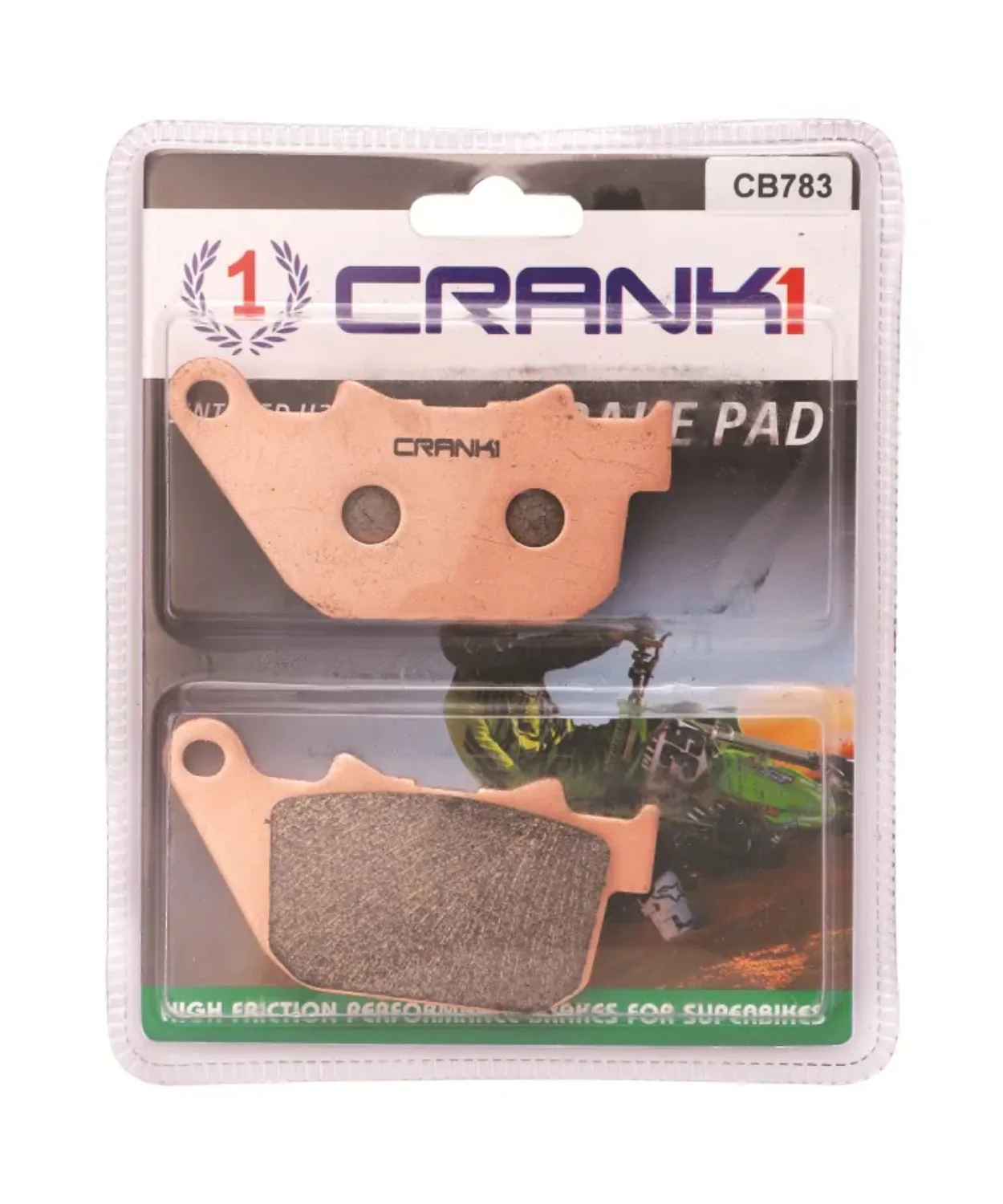 Crank1 Sintered Brake Pads - CB783 - Image 2