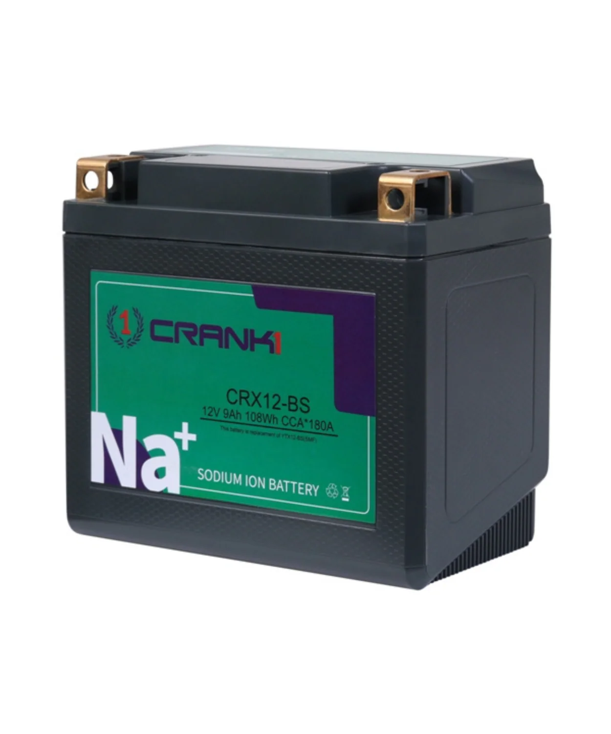 Crank1 Sodium ION Factory Activated Battery - CRX12-BS - Image 6
