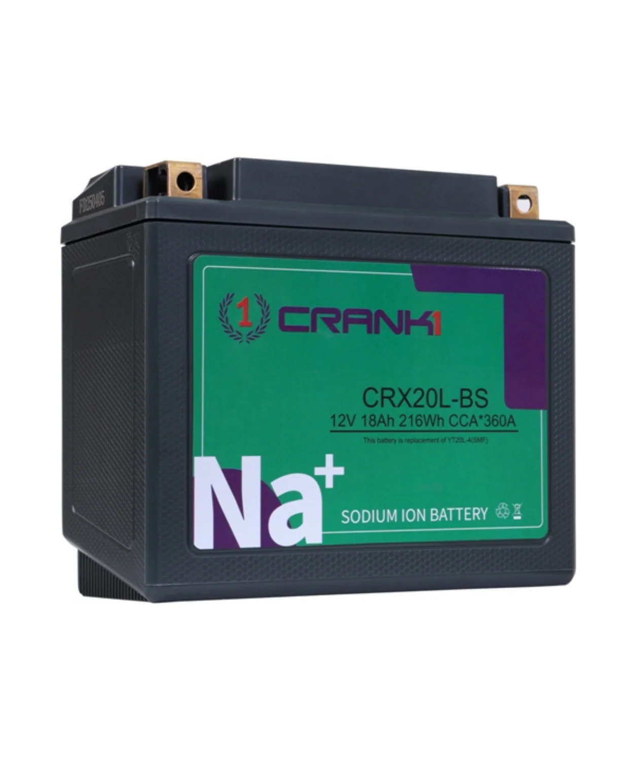 Crank1 Sodium ION Factory Activated Battery - CRX20L-BS - Image 5