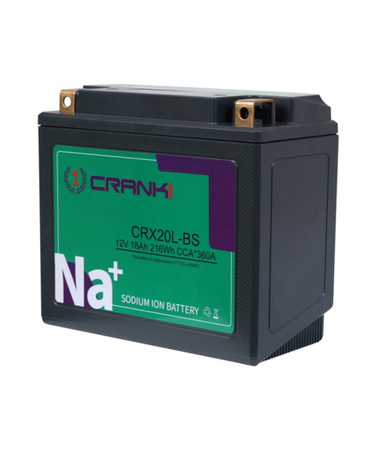 Crank1 Sodium ION Factory Activated Battery - CRX20L-BS - Image 6